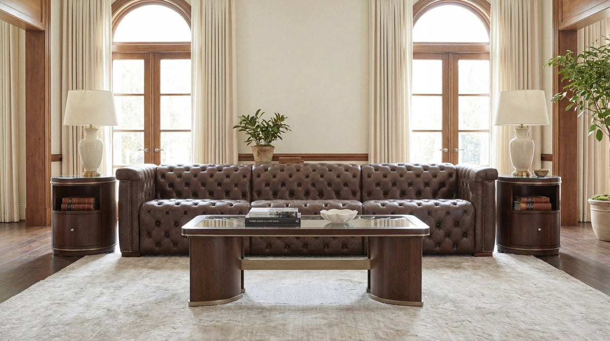 Savion Deux 3 Seat Sofa with Two Power Recliners and Three Power Headrests