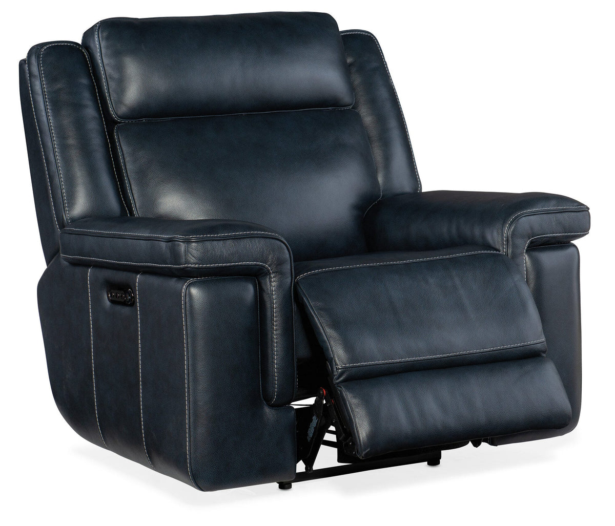 Montel Lay Flat Power Recliner with Power Headrest & Lumbar