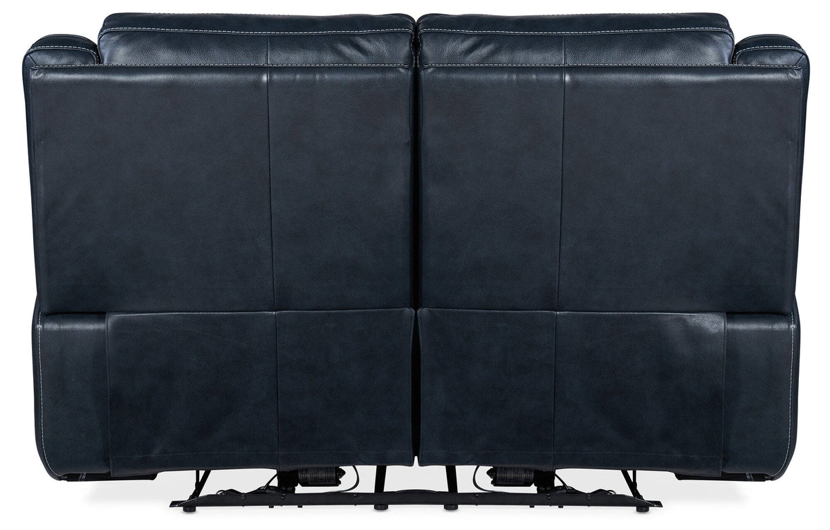Montel Lay Flat Power Loveseat with Power Headrest & Lumbar