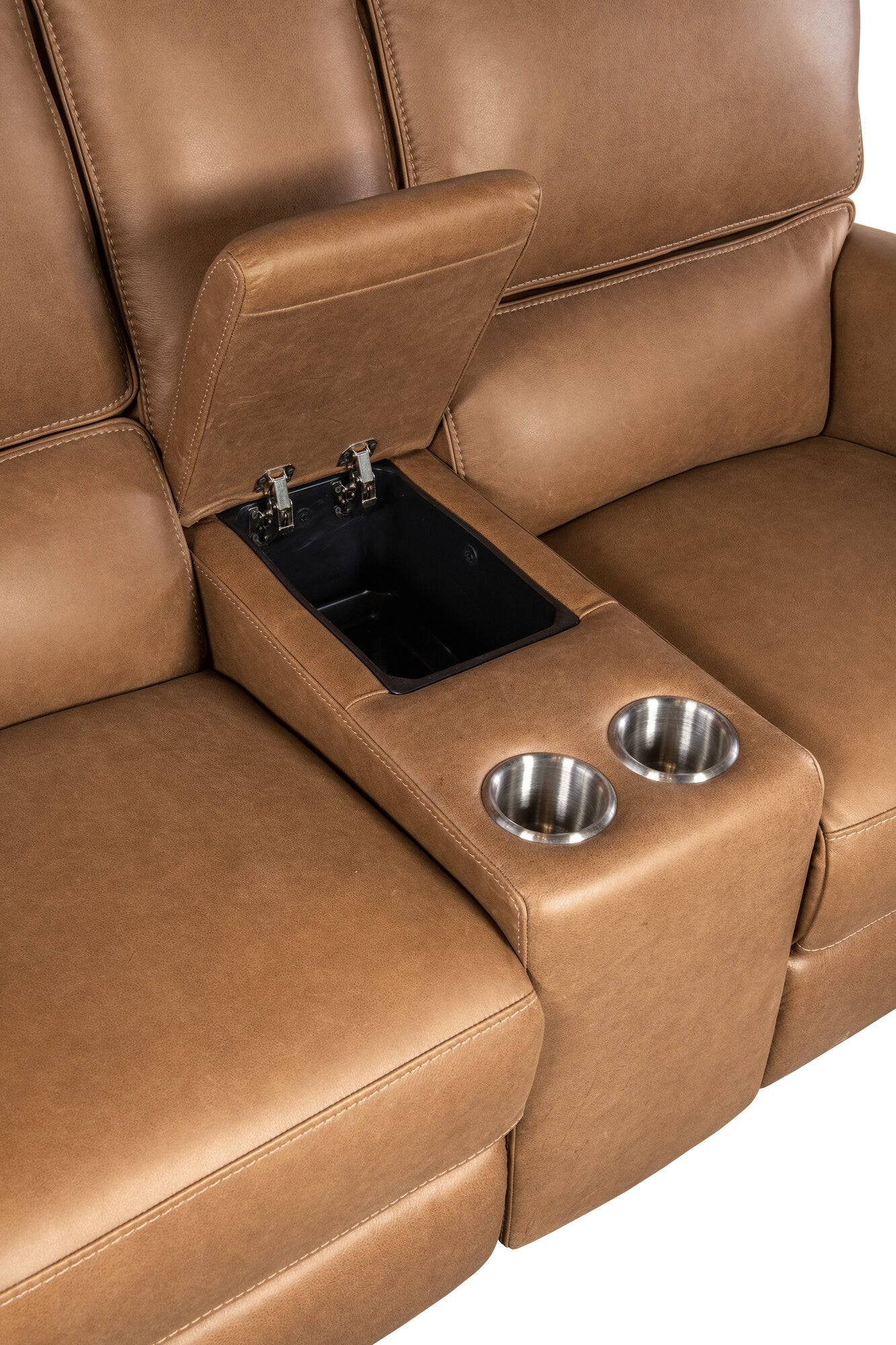 Somers Console Loveseat with Power Recline & Power Headrest