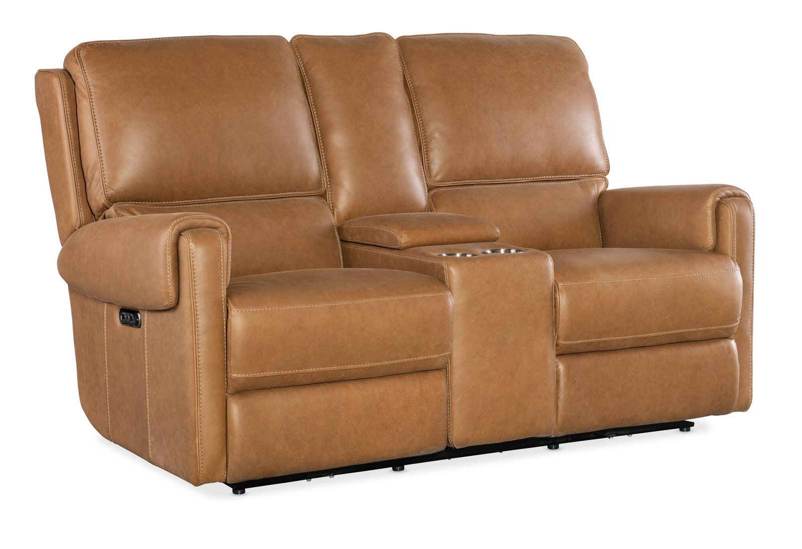 Somers Console Loveseat with Power Recline & Power Headrest