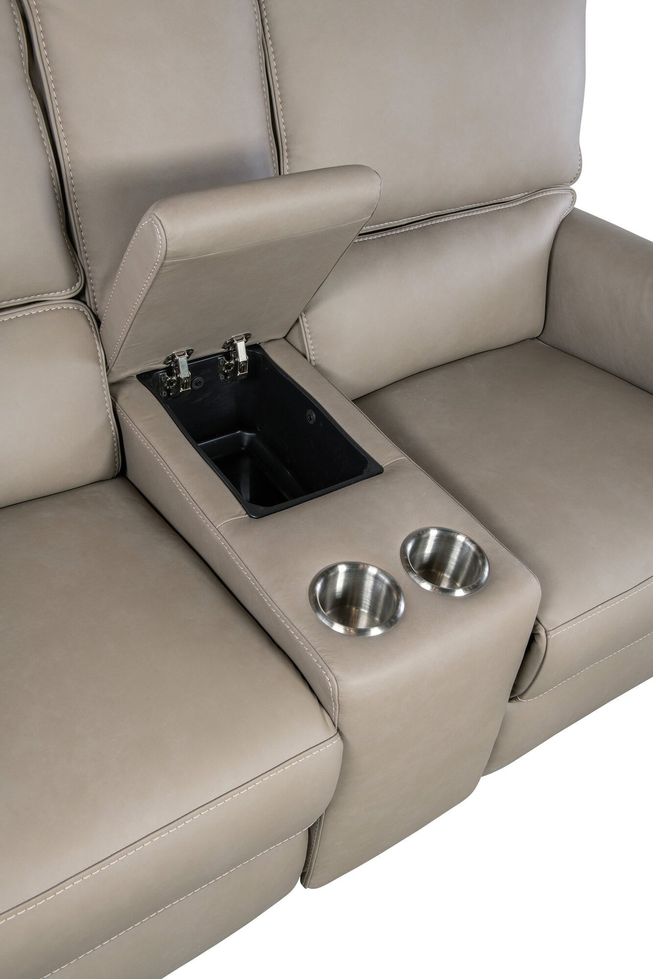 Somers Console Loveseat with Power Recline & Power Headrest