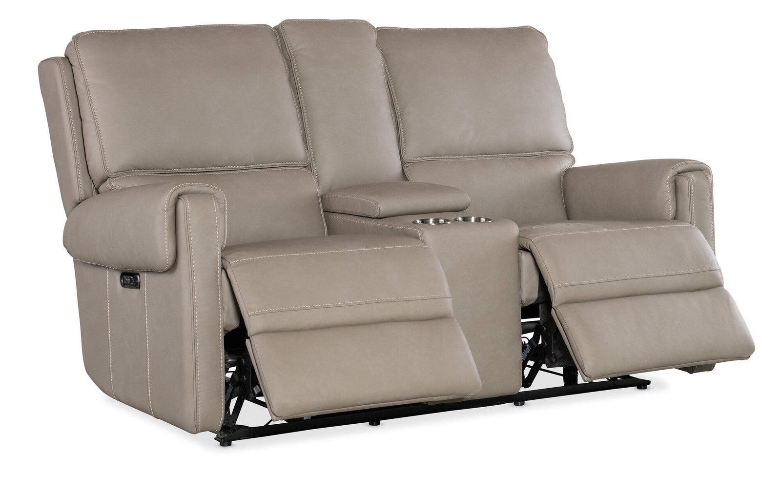 Somers Console Loveseat with Power Recline & Power Headrest