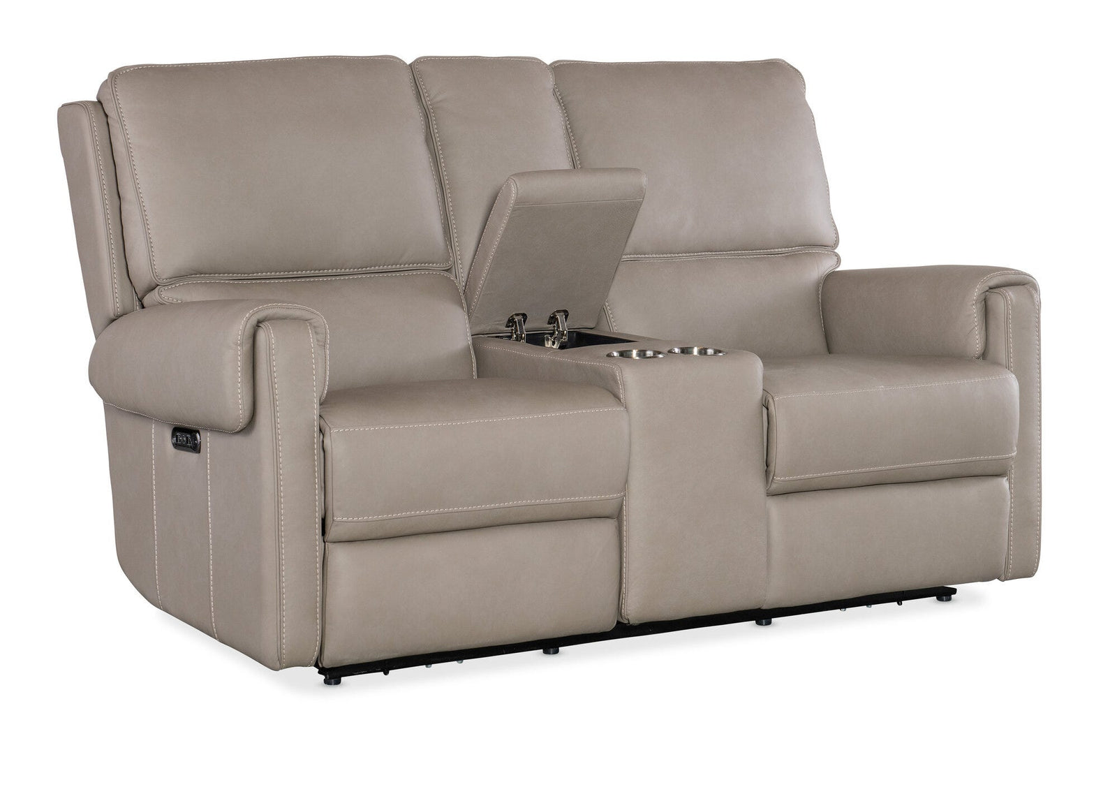 Somers Console Loveseat with Power Recline & Power Headrest