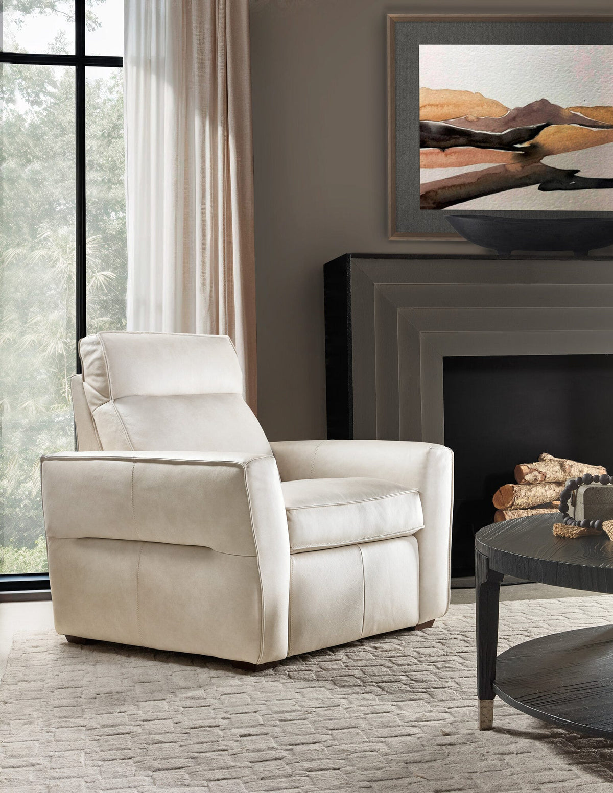 Vann Power Recliner with Power Headrest