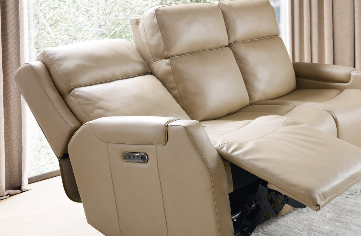 Nelson Zero Gravity Power Sofa with Power Headrests and Lumbar