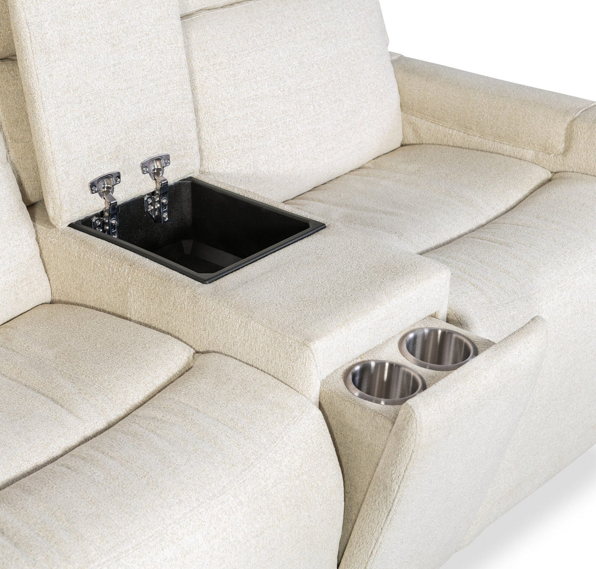 Nelson Zero Gravity Power Console Loveseat with Power Headrest & Lumbar