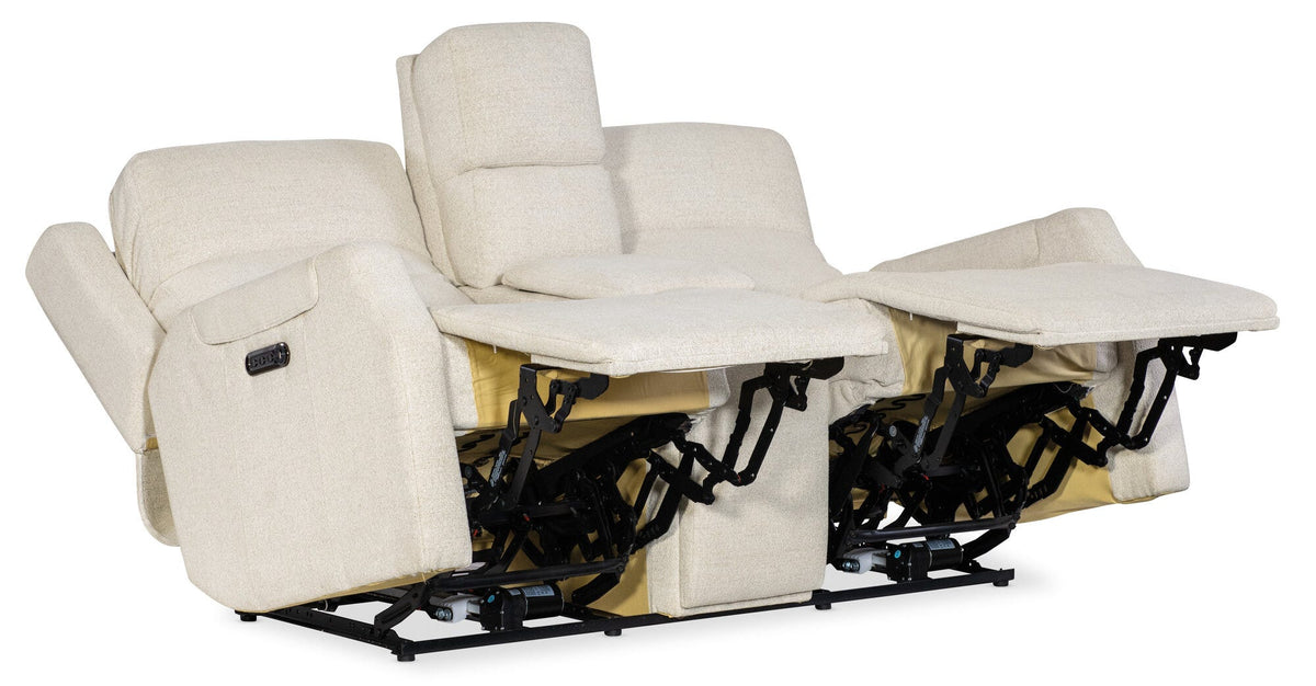 Nelson Zero Gravity Power Console Loveseat with Power Headrest & Lumbar