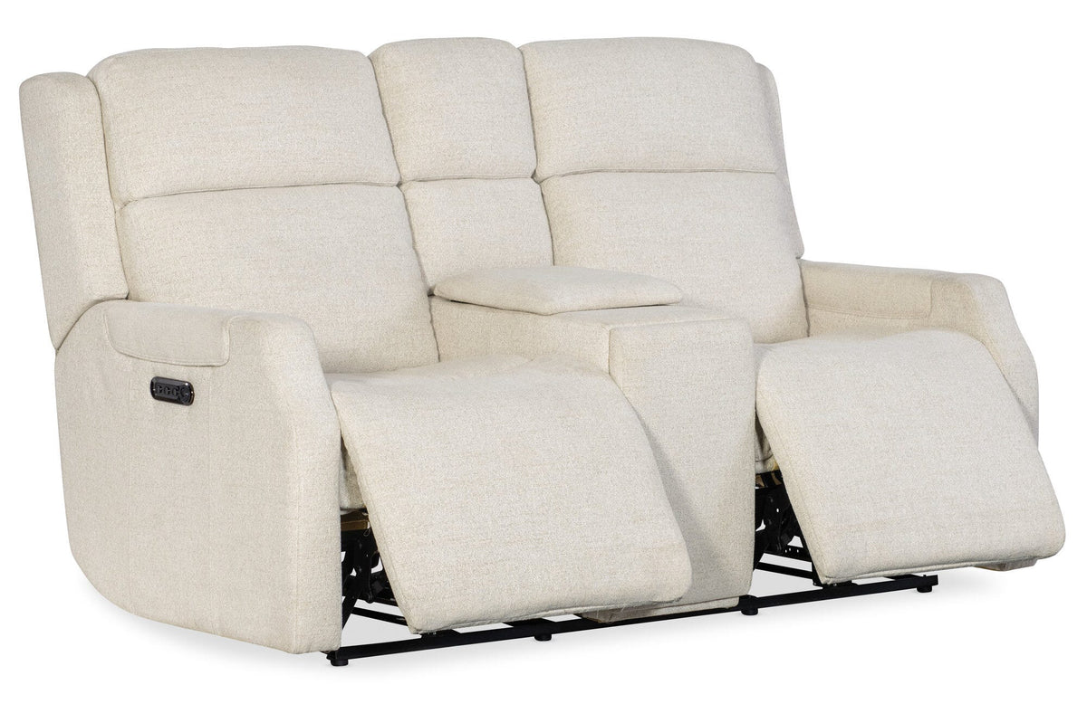 Nelson Zero Gravity Power Console Loveseat with Power Headrest & Lumbar