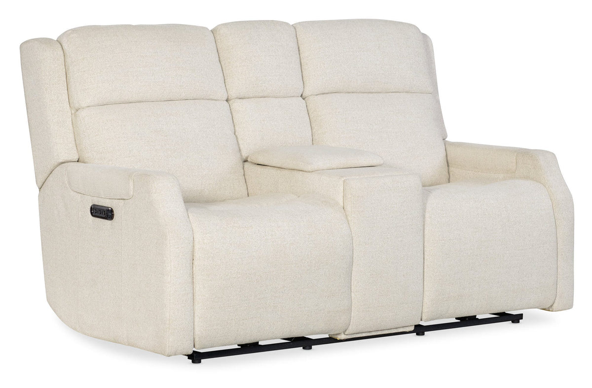 Nelson Zero Gravity Power Console Loveseat with Power Headrest & Lumbar