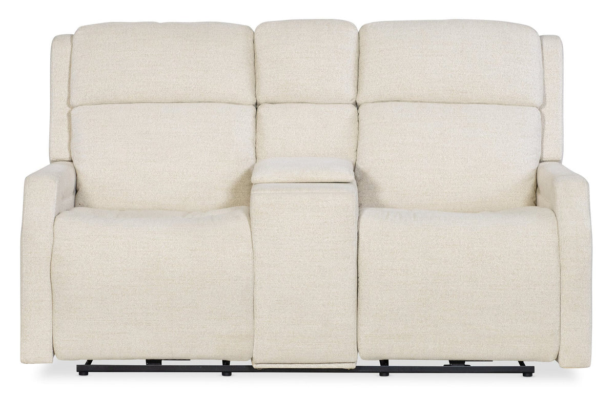Nelson Zero Gravity Power Console Loveseat with Power Headrest & Lumbar