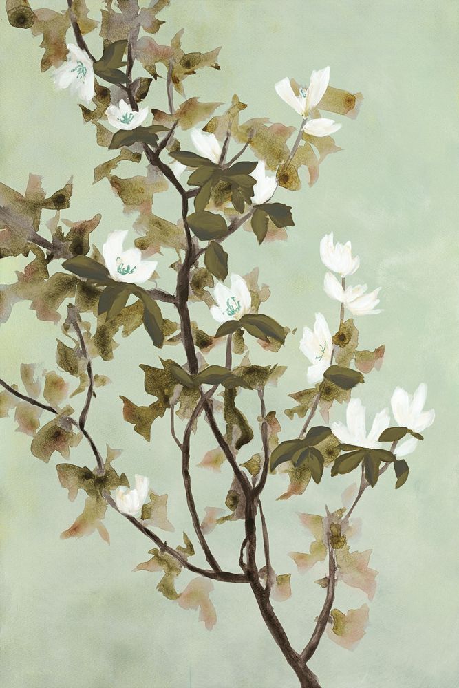 Blossoms in Mint 2 — artwork