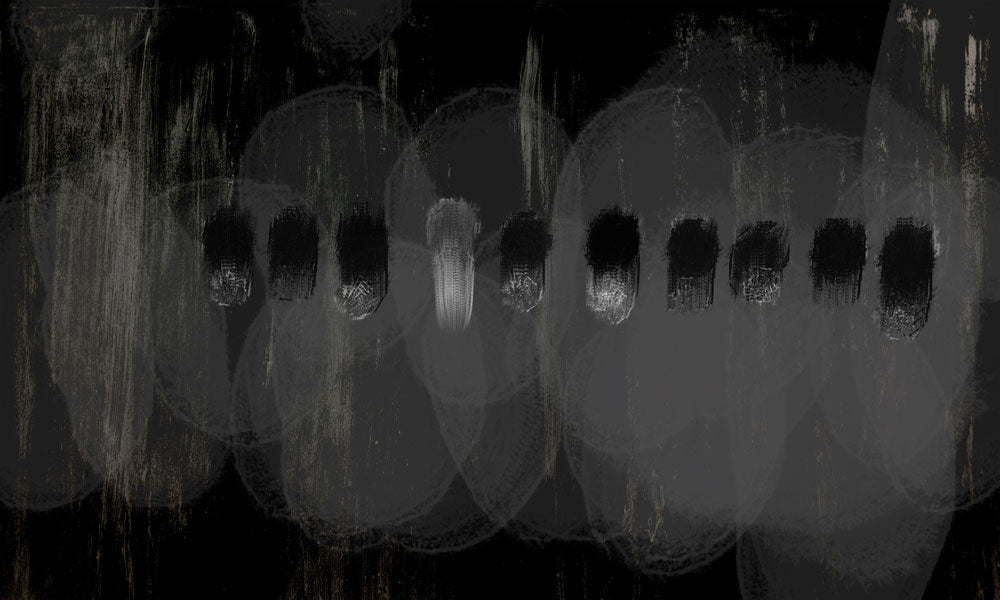 Channelled Bedrock Black 1 — artwork