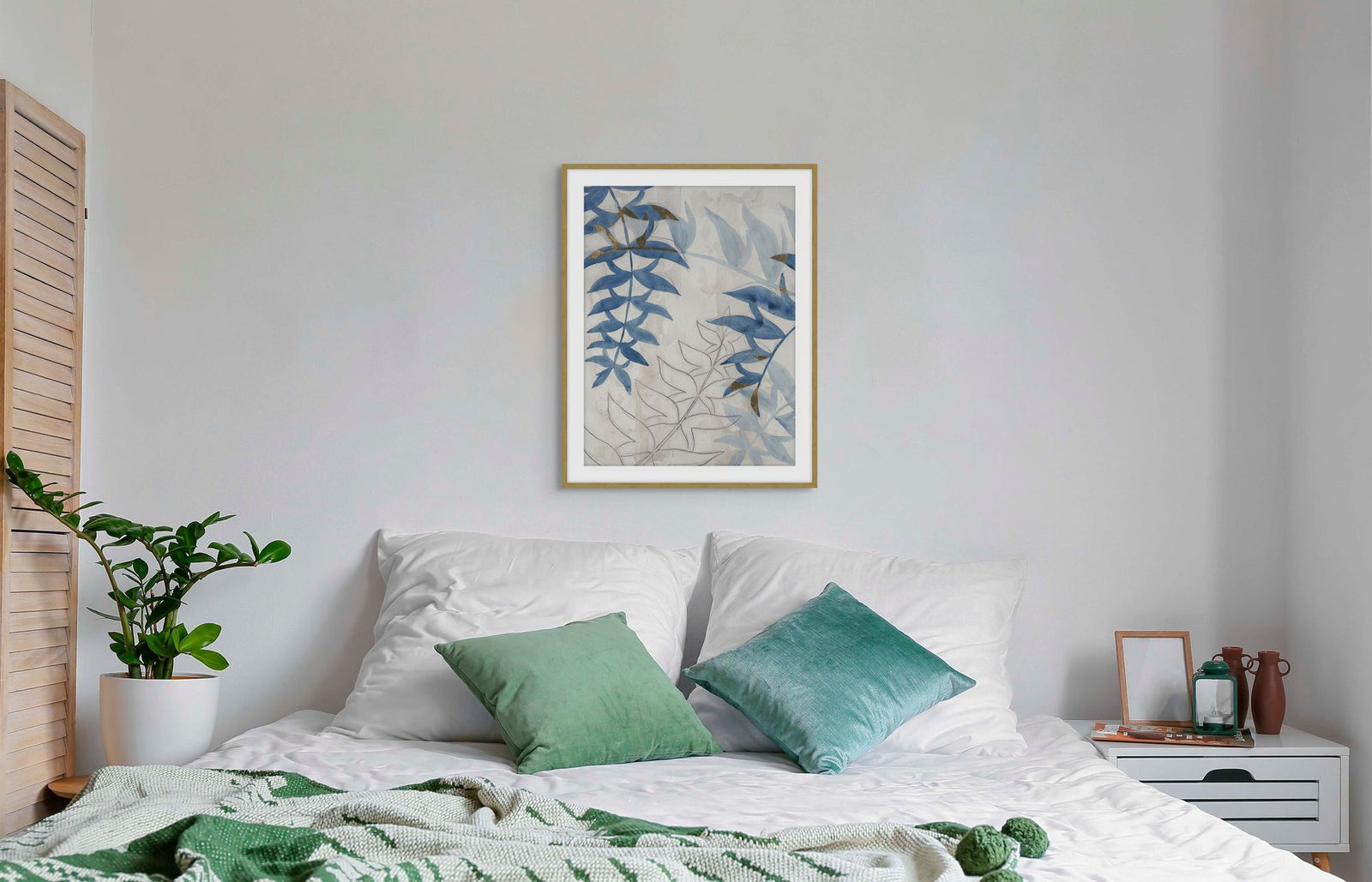 Ecru Palms 1 in a room