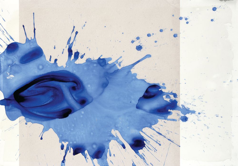 Electric Blue Spatter 2 artwork