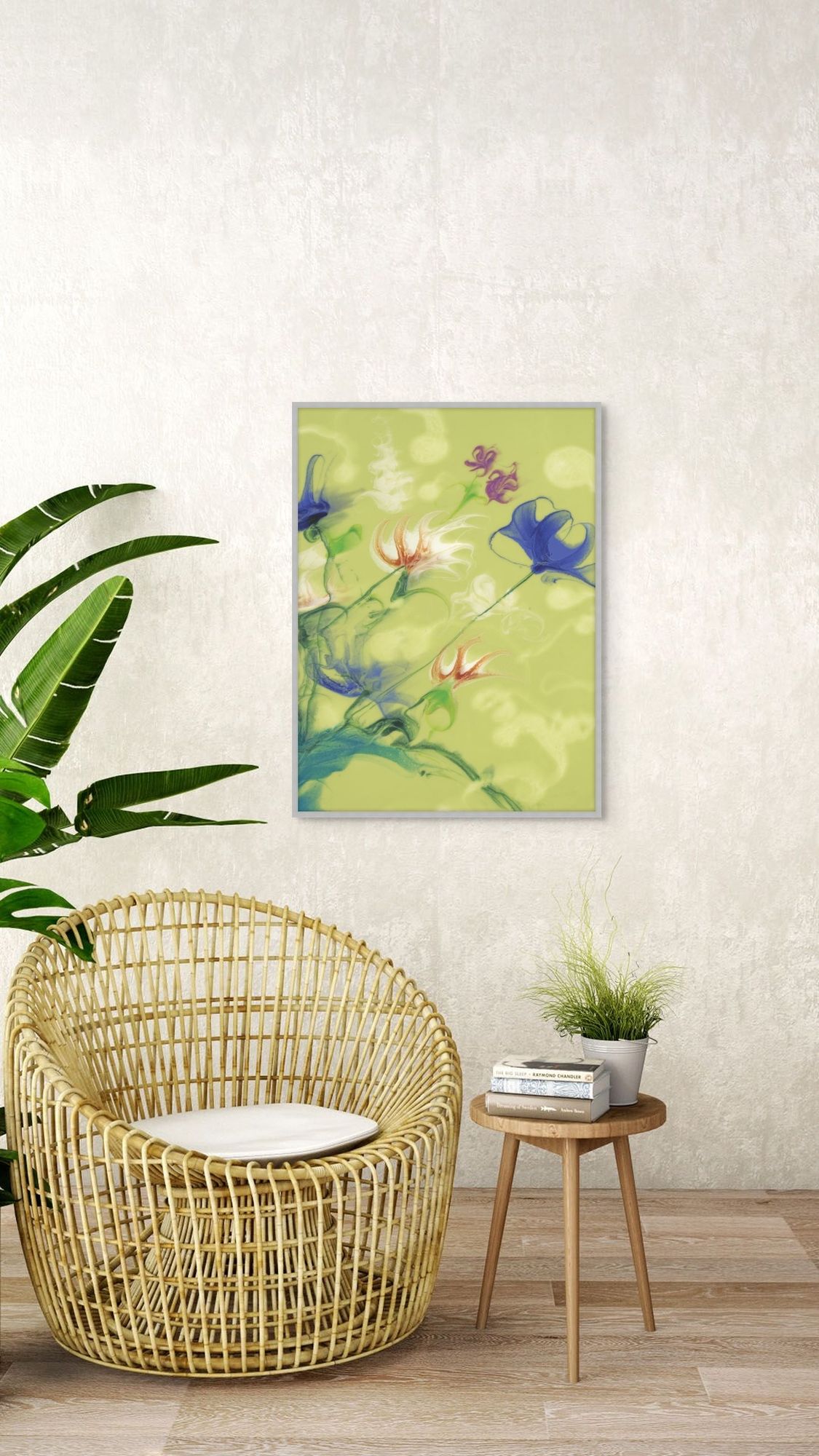 Floral Idealism 1 in a room