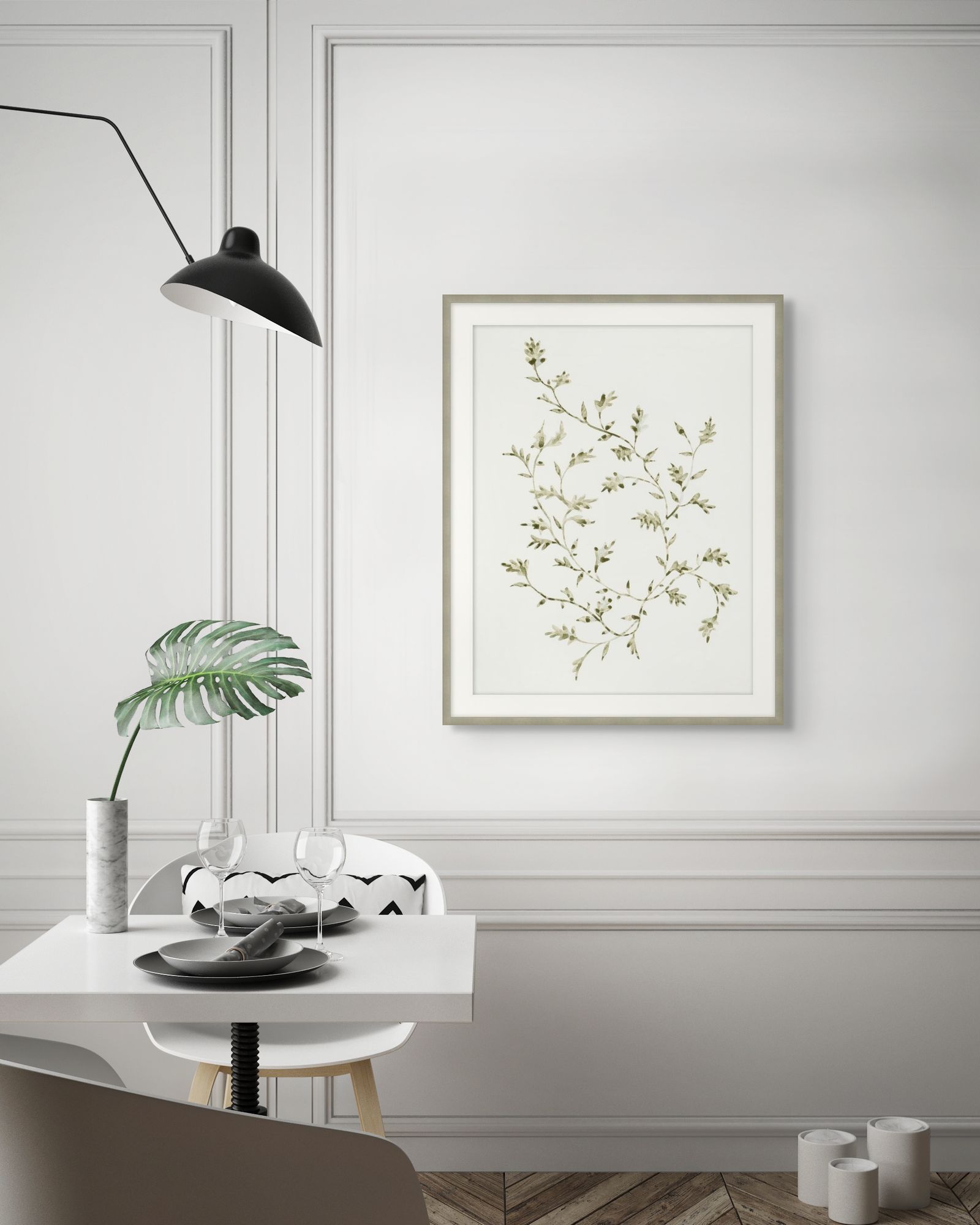 Leafy Vines 2 in a room