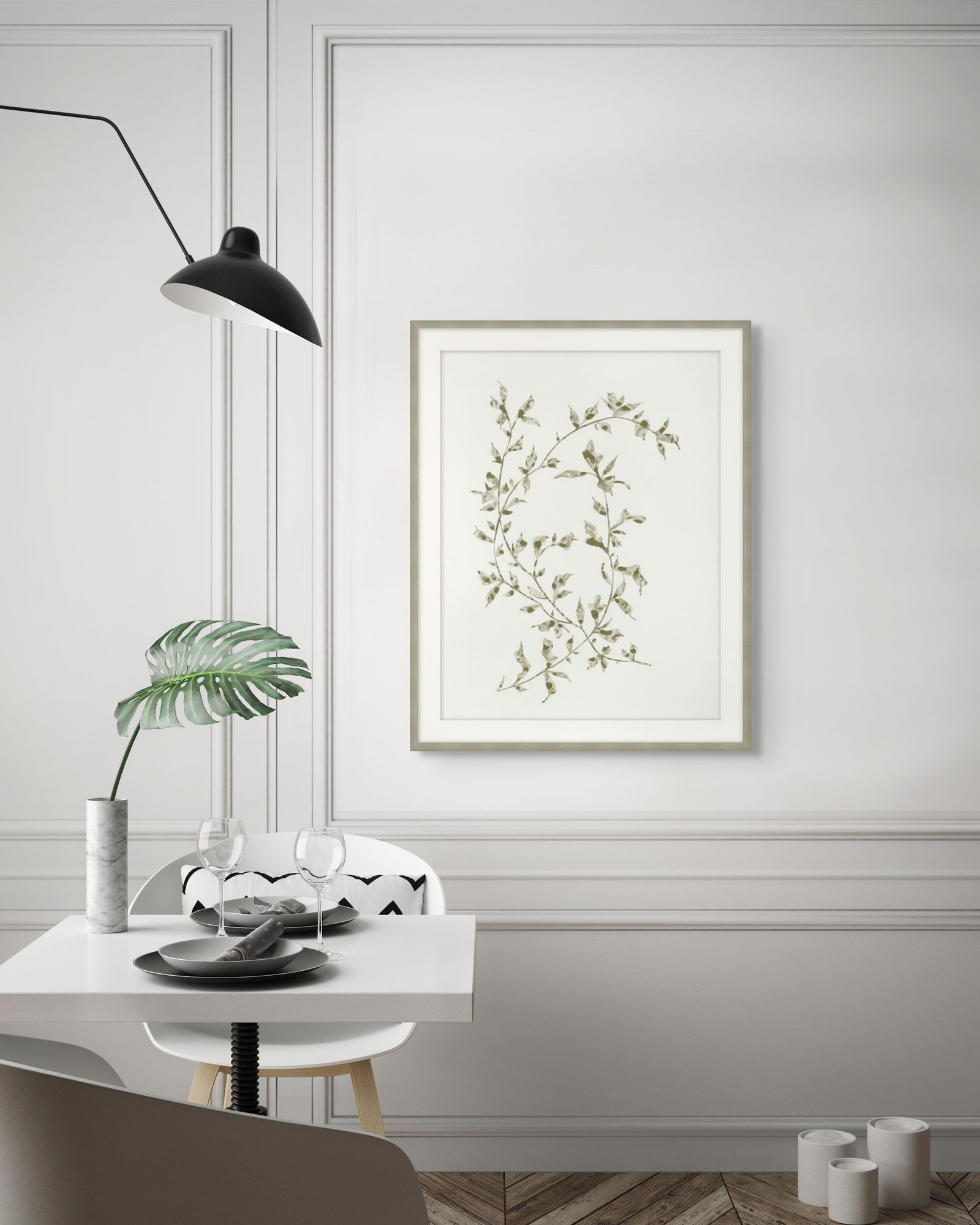 Leafy Vines 5 in a room