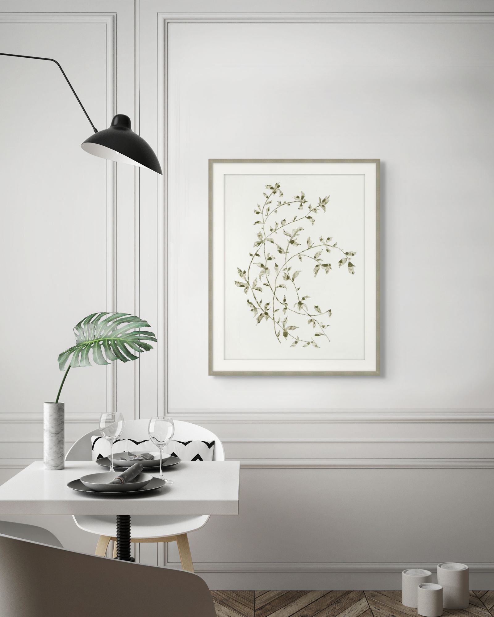 Leafy Vines 6 in a room
