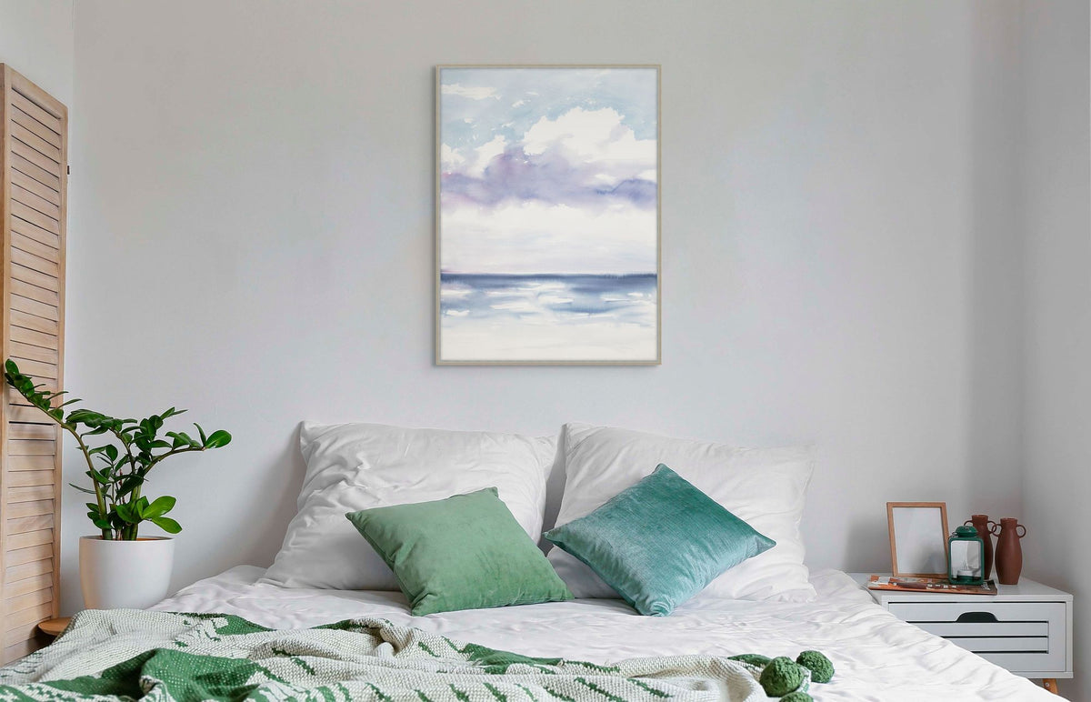 Sea Breeze Blue 2 in a room