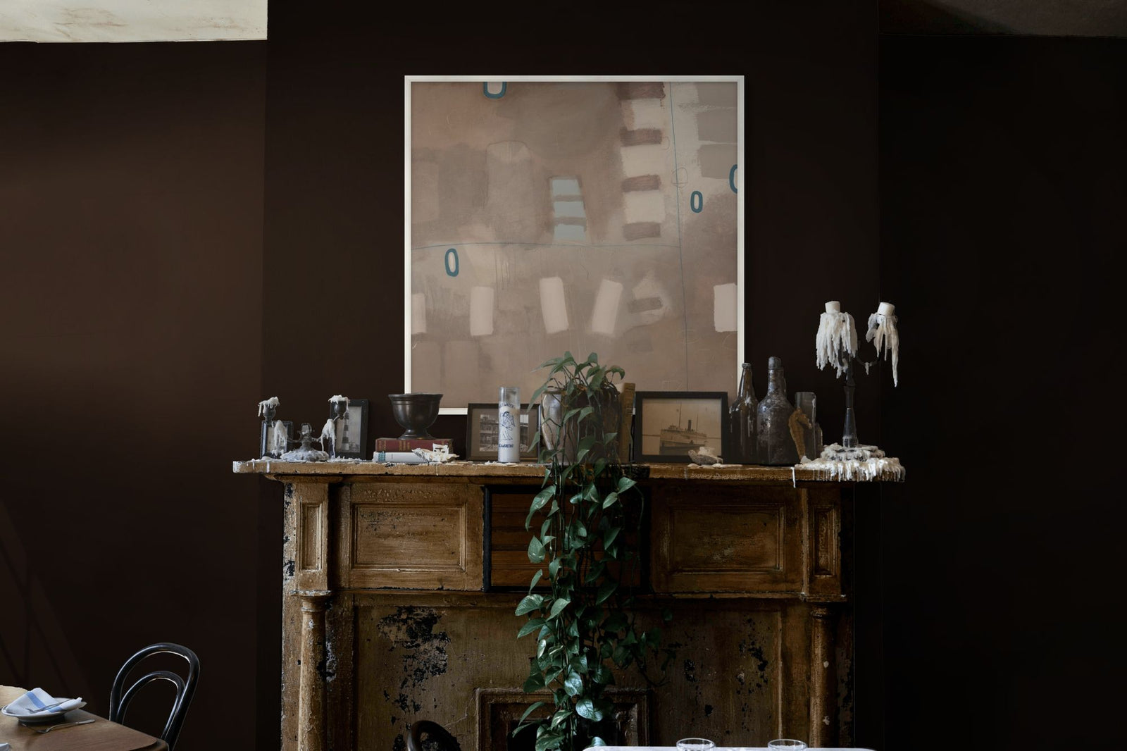 Earthen Serenade 3 in a room