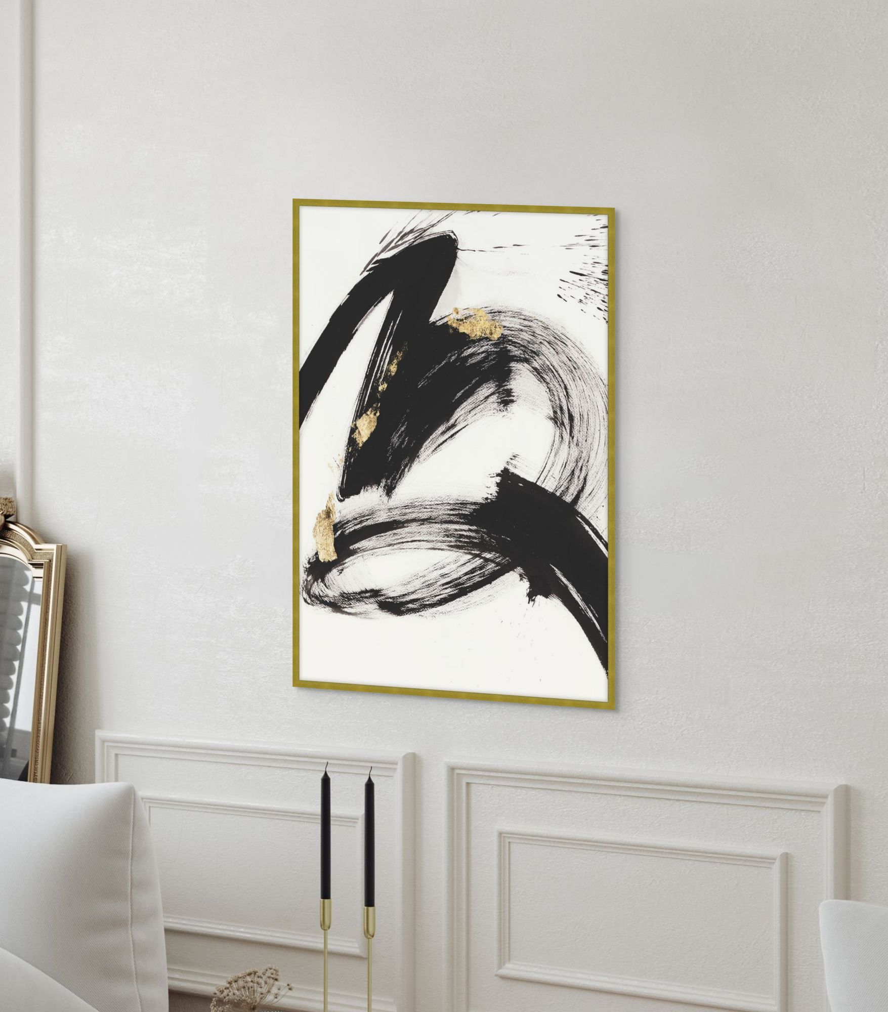 Gilded Strokes 3 — detail