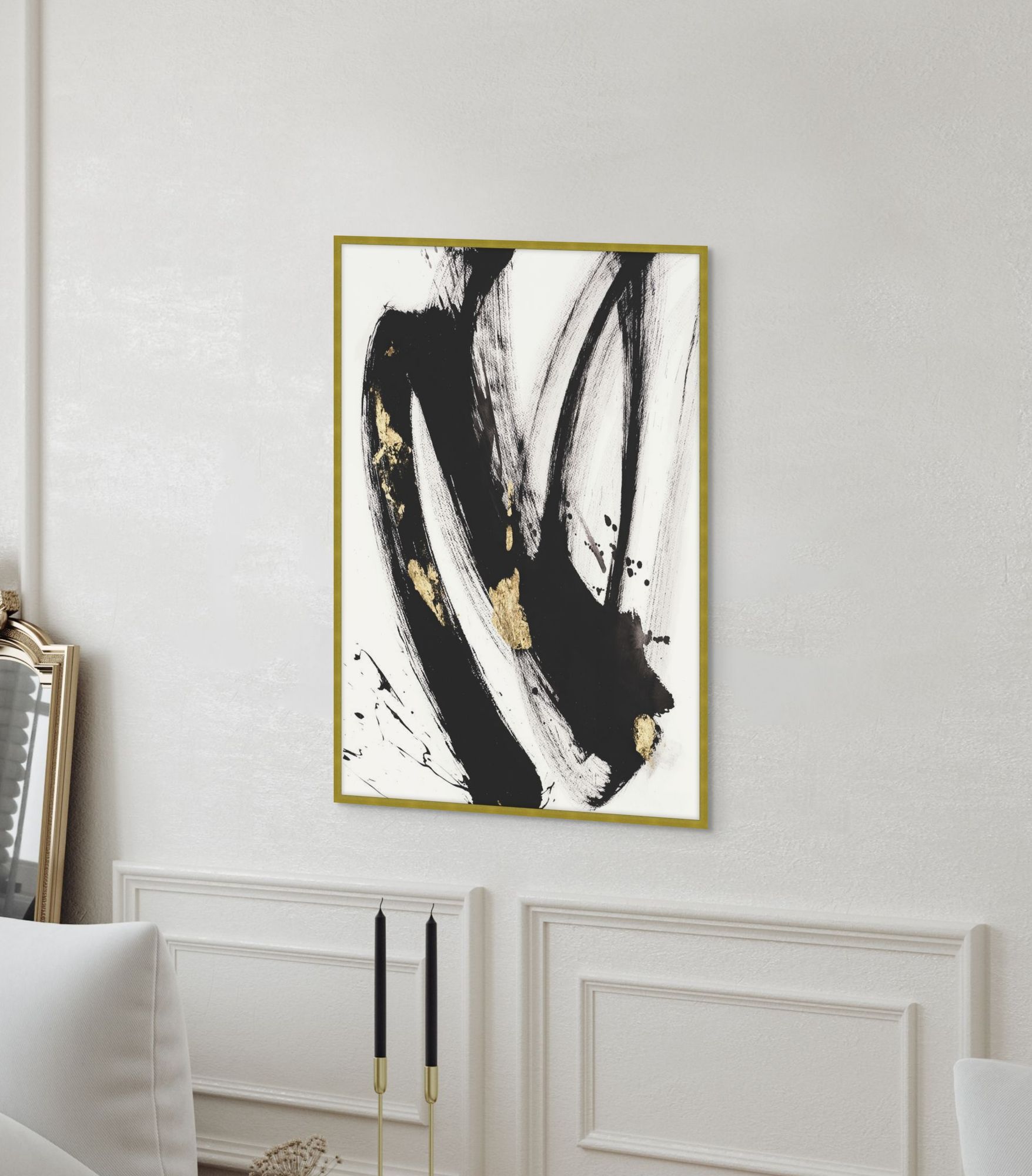 Gilded Strokes 4 — detail