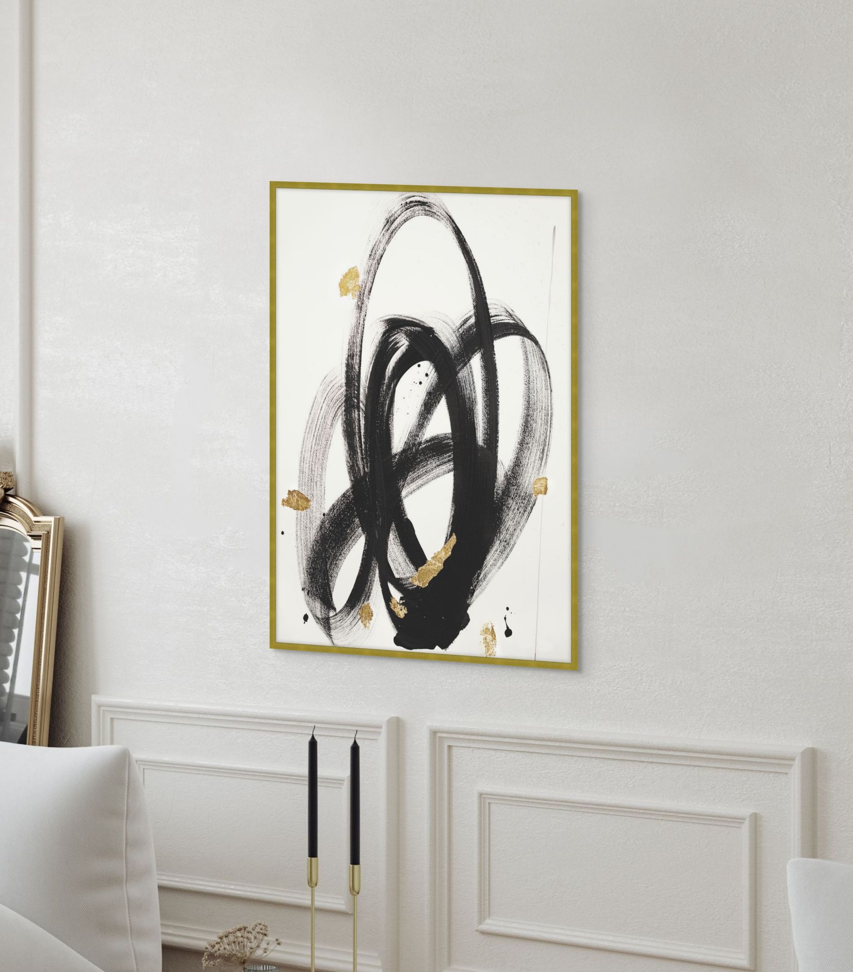 Gilded Strokes 6 — detail