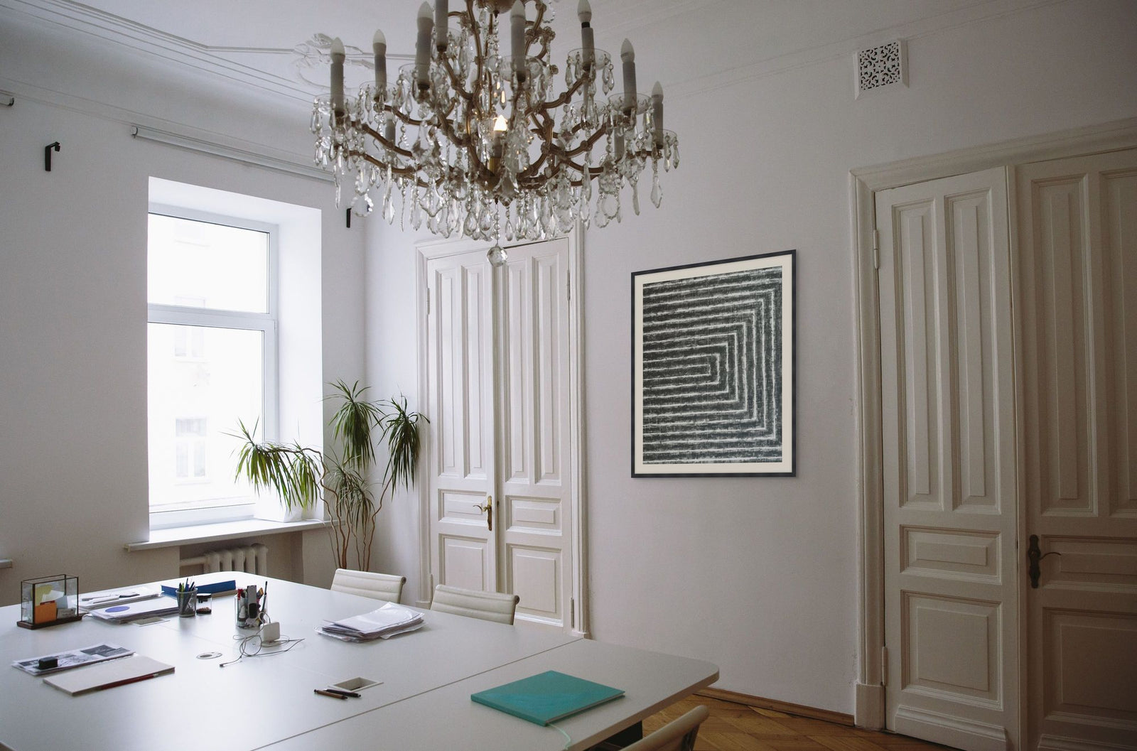 Linear Paths to the Past 1 in a room