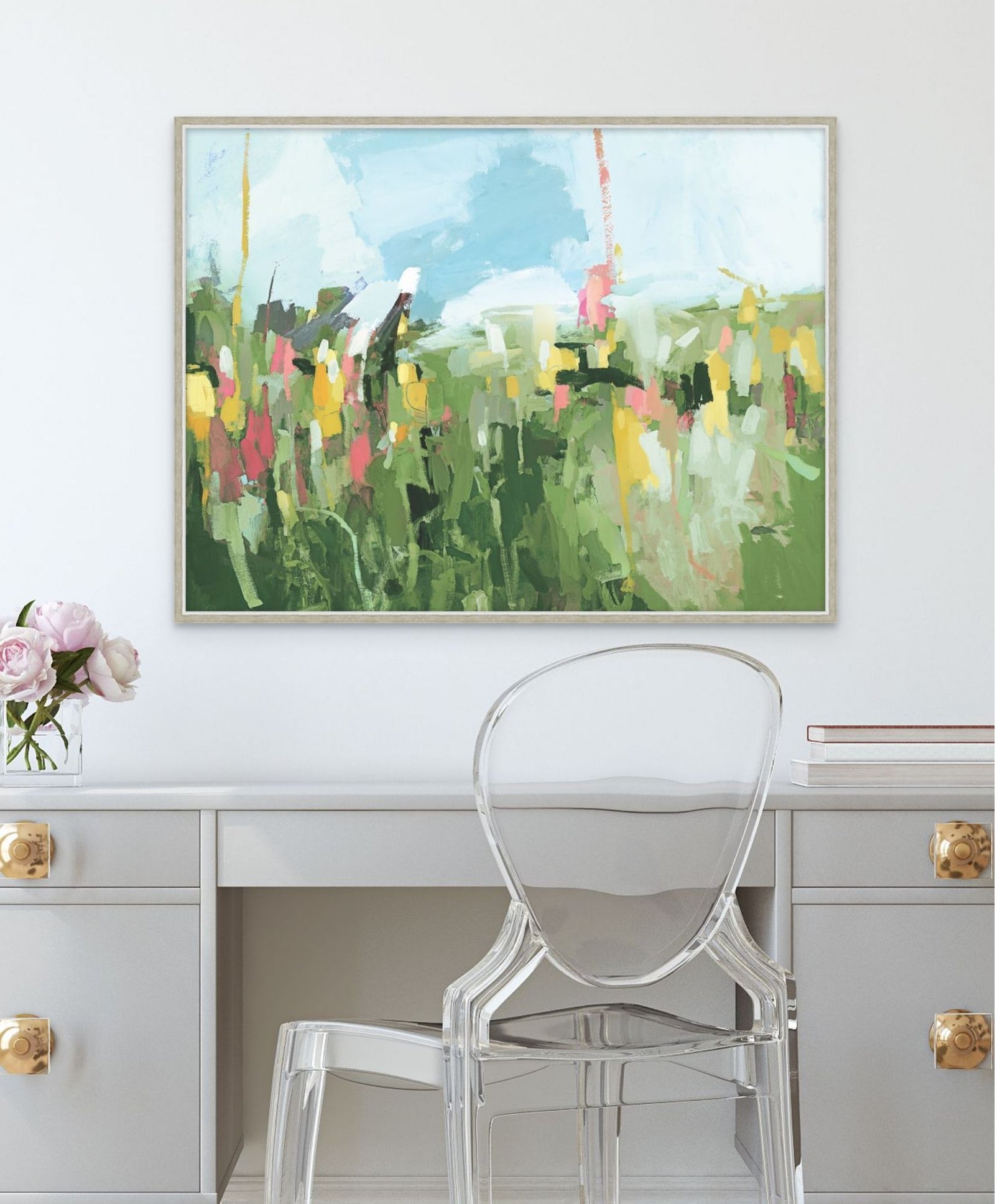Pastel Meadow 1 detail