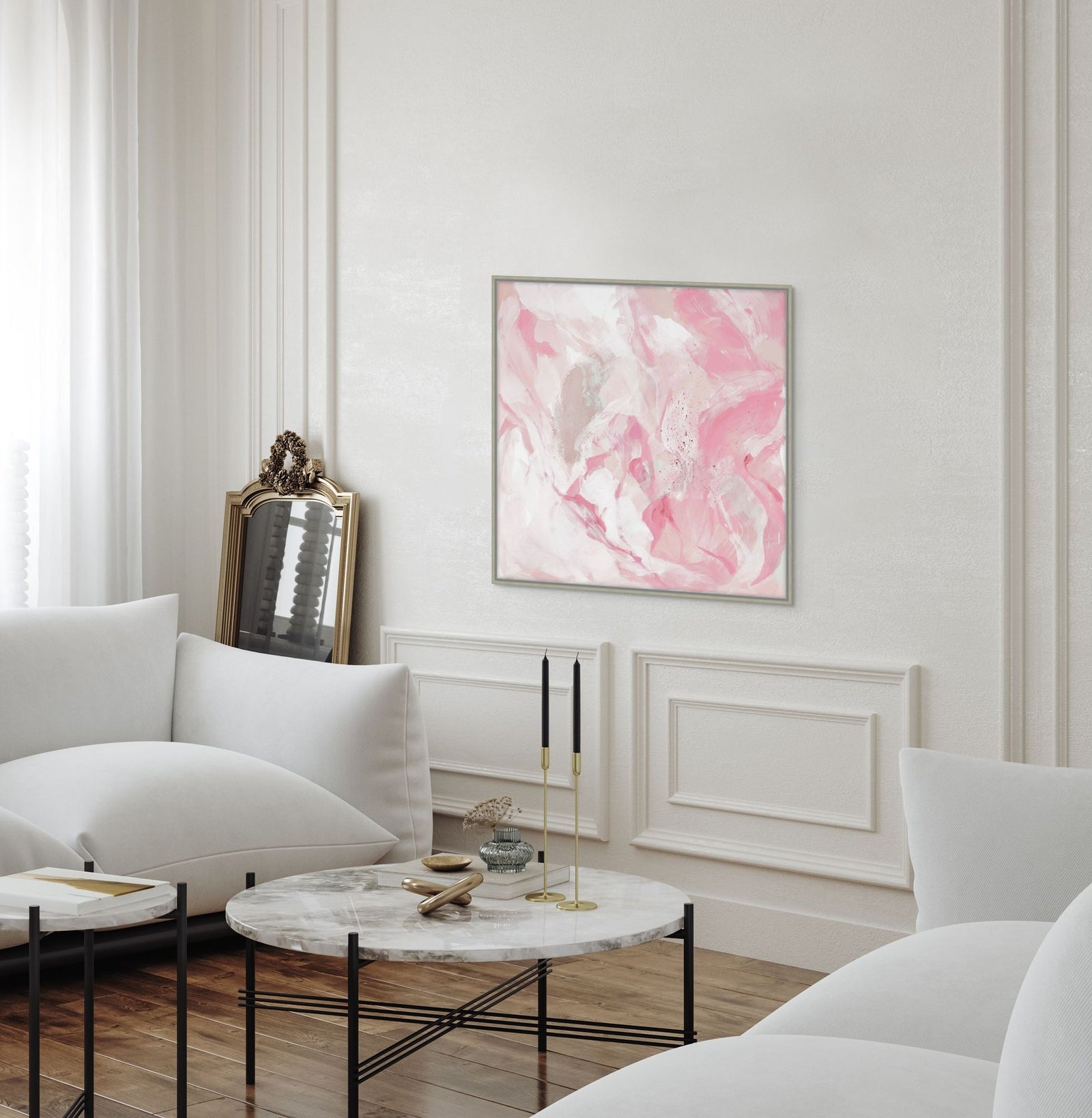 Pink Shores 1 in a room