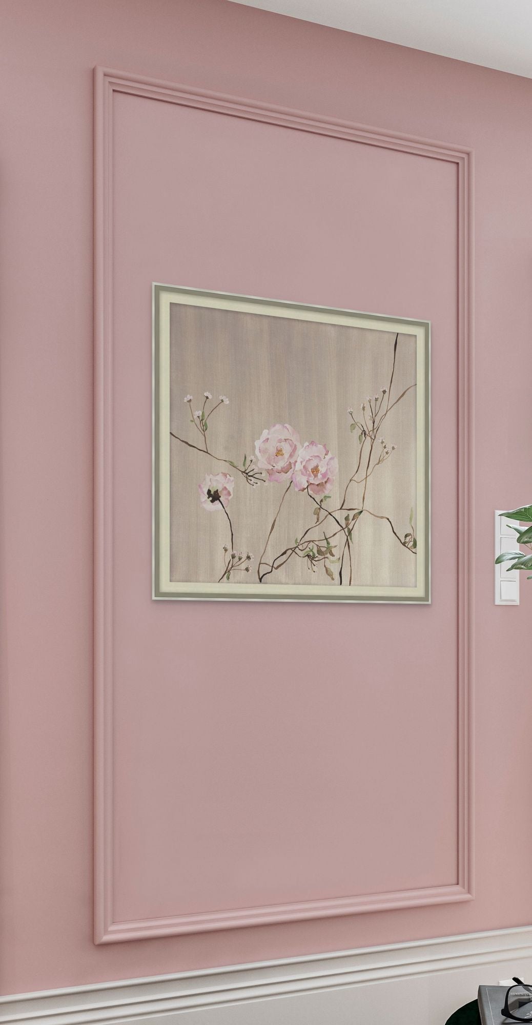 Blushing Blooms 1 detail