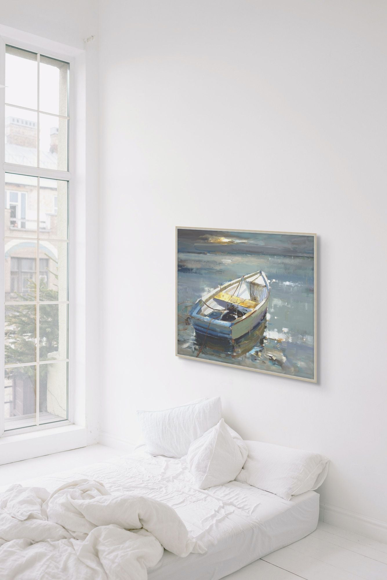 Cerulean Waves 1 in a room