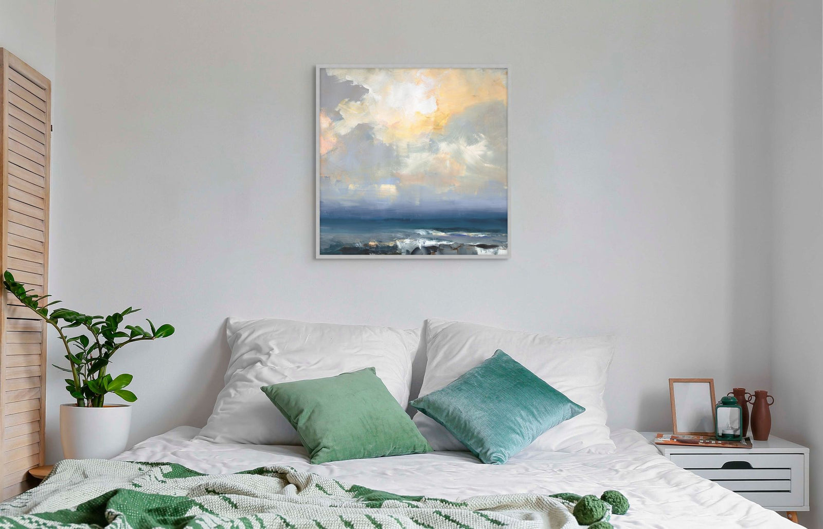 Dreamscape Blue 1 in a room
