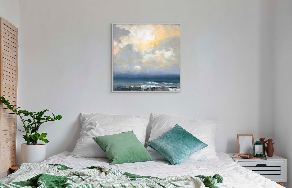 Dreamscape Blue 1 in a room