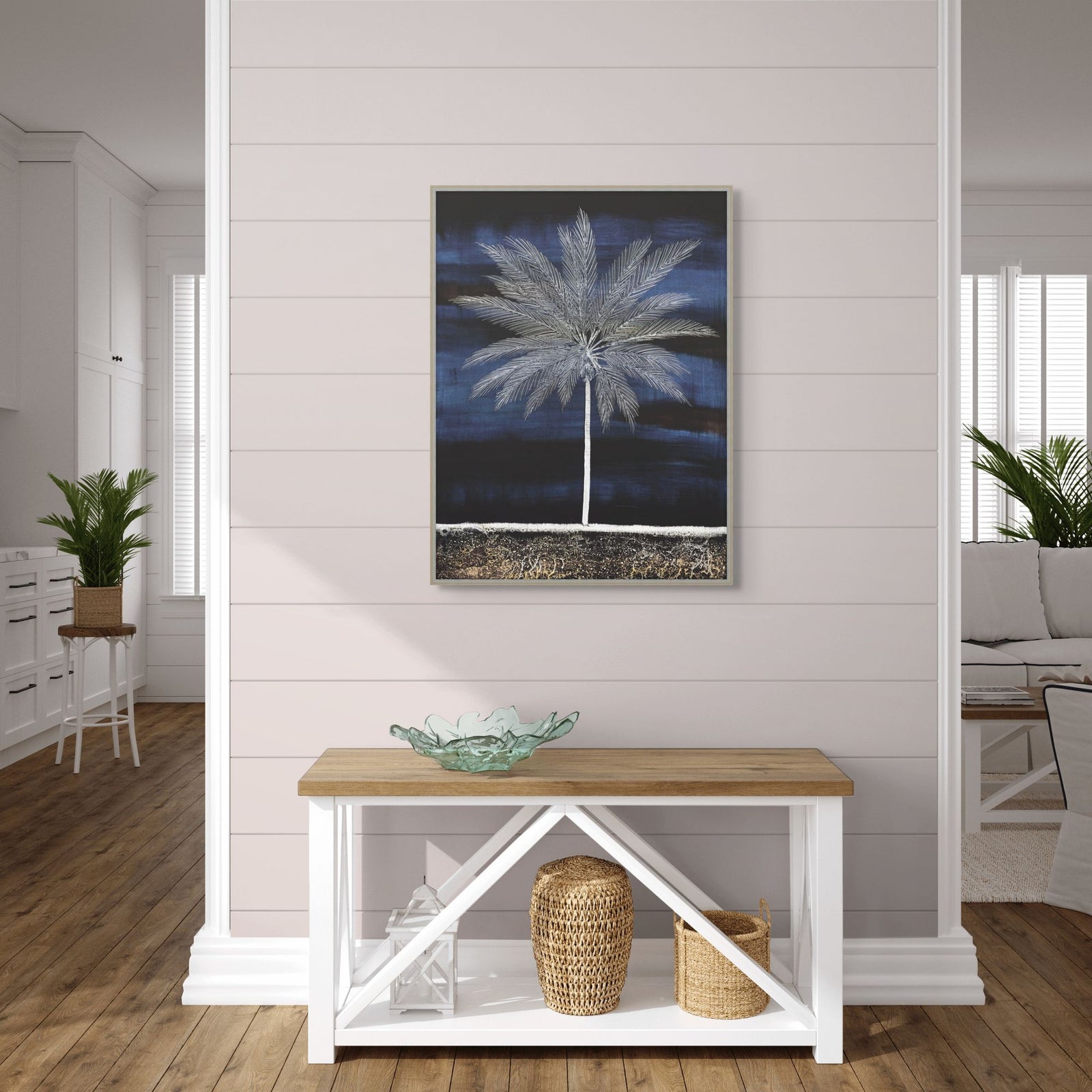Nocturnal Palms 1 in a room