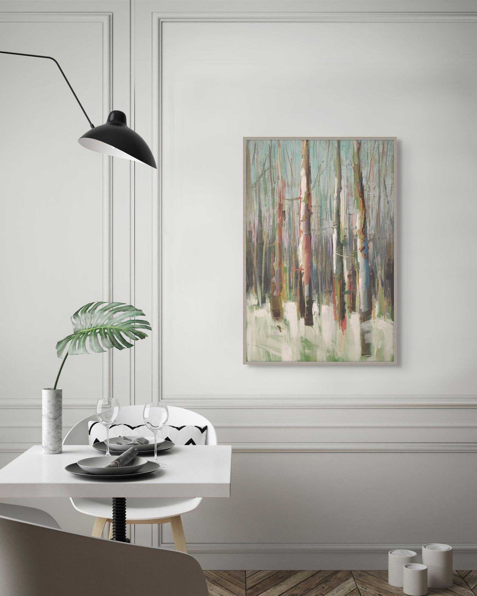 Shadowed Woodland 1 in a room