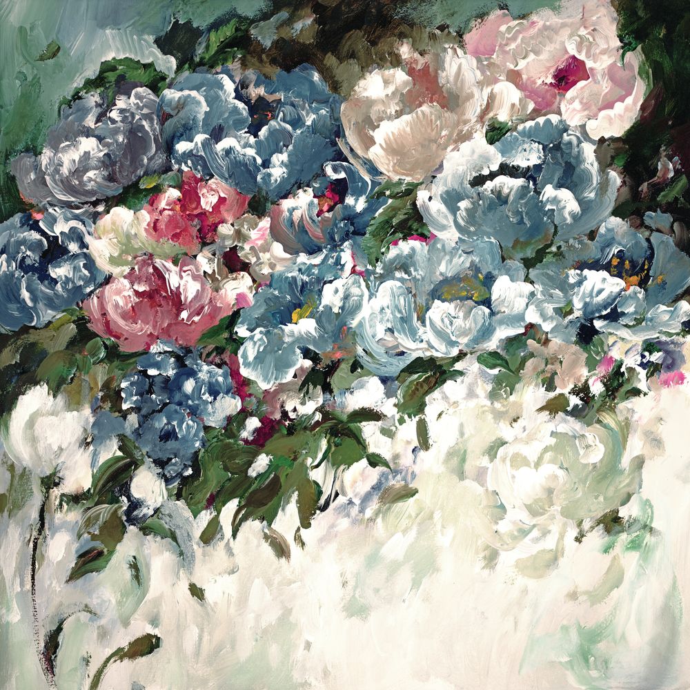 With Blue Blooms 1 artwork