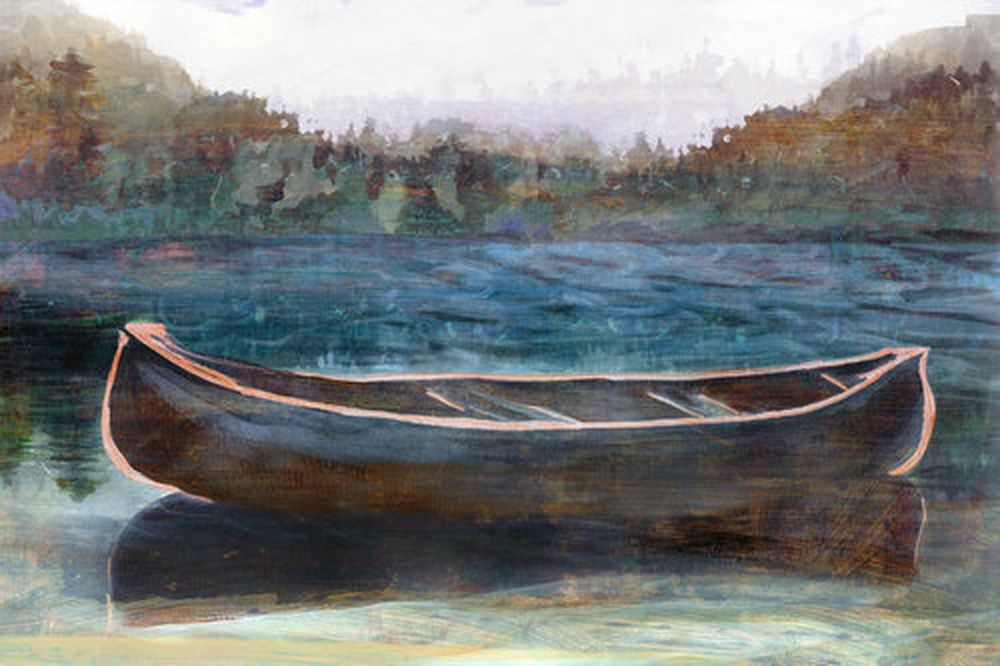 Canoe on the Water 1 artwork