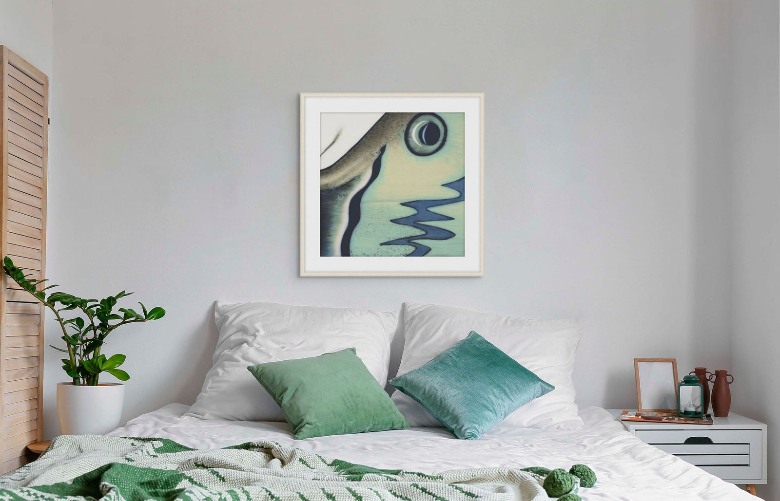 Metamorphosis in Motion 6 in a room