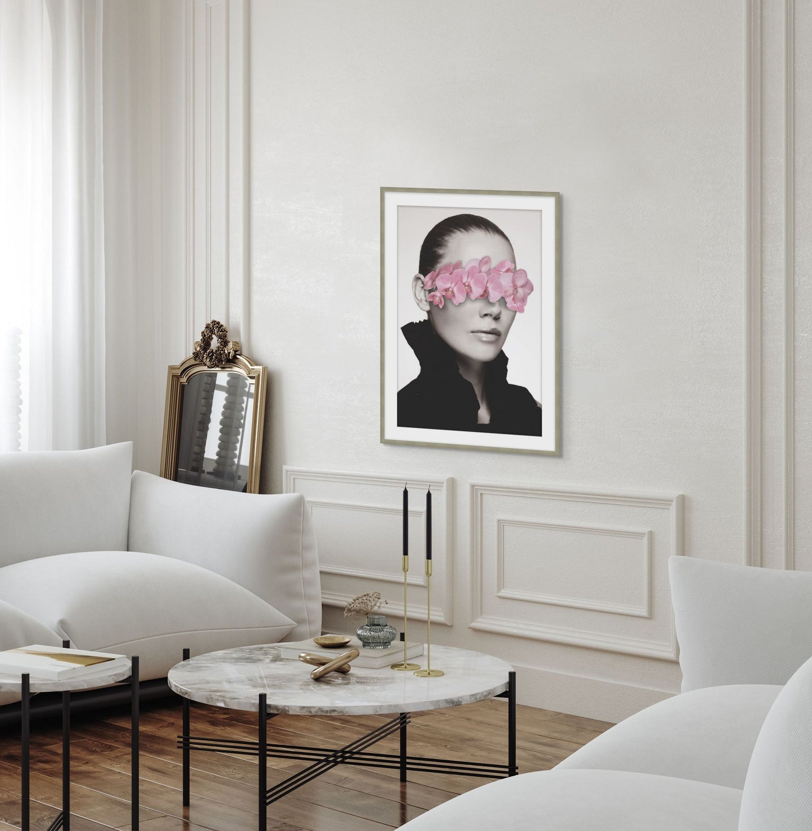 Orchid Haze 1 in a room