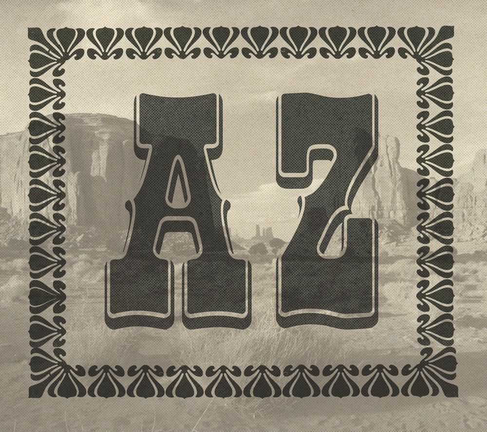 Old West Alphabet 1 artwork