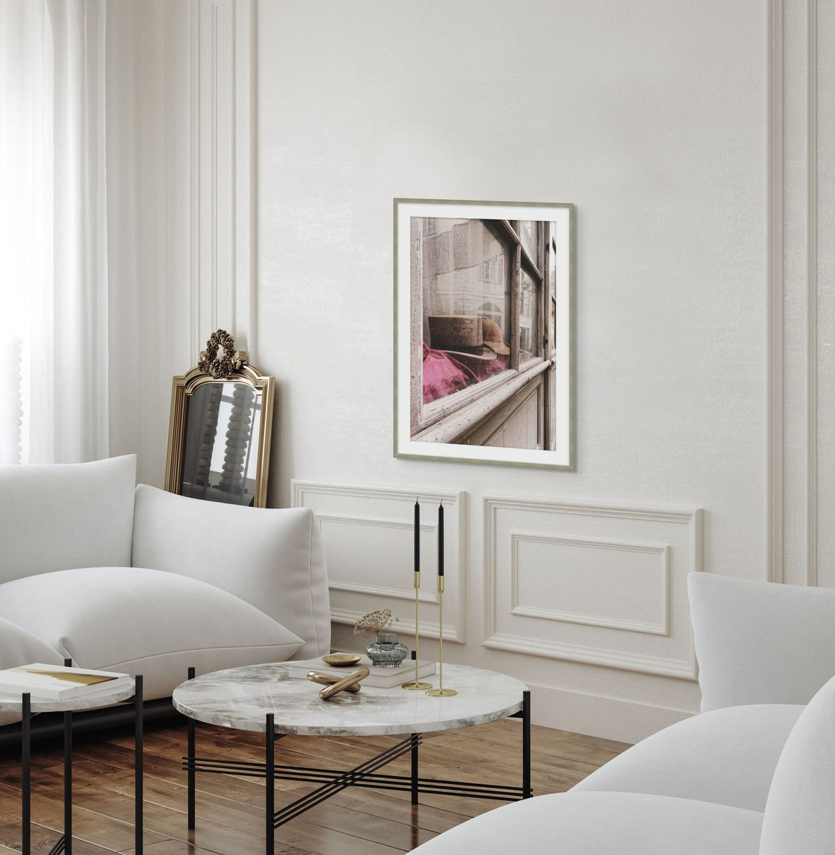 Showcase 1 in a room