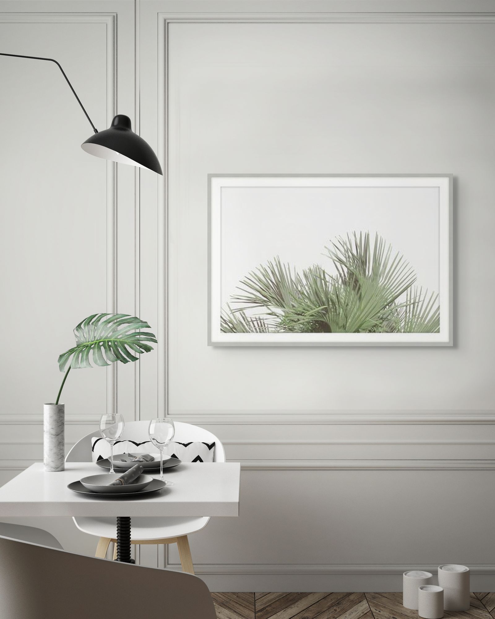 Tropical Leaves 5 in a room