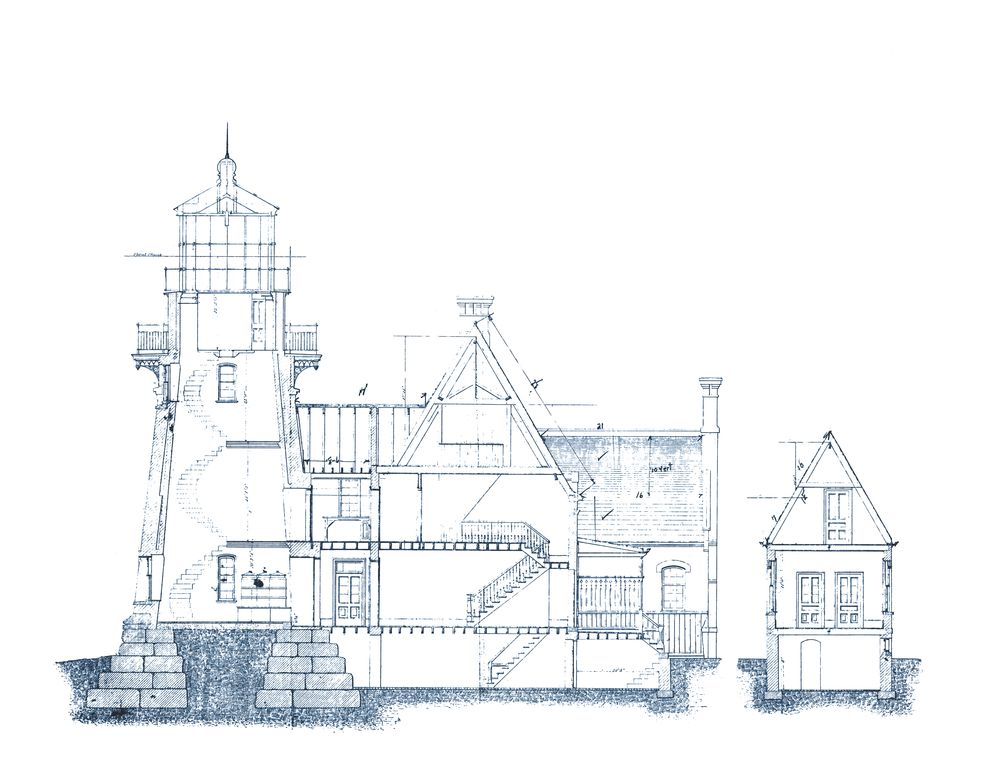 Blueprint of Lighthouse 4 artwork