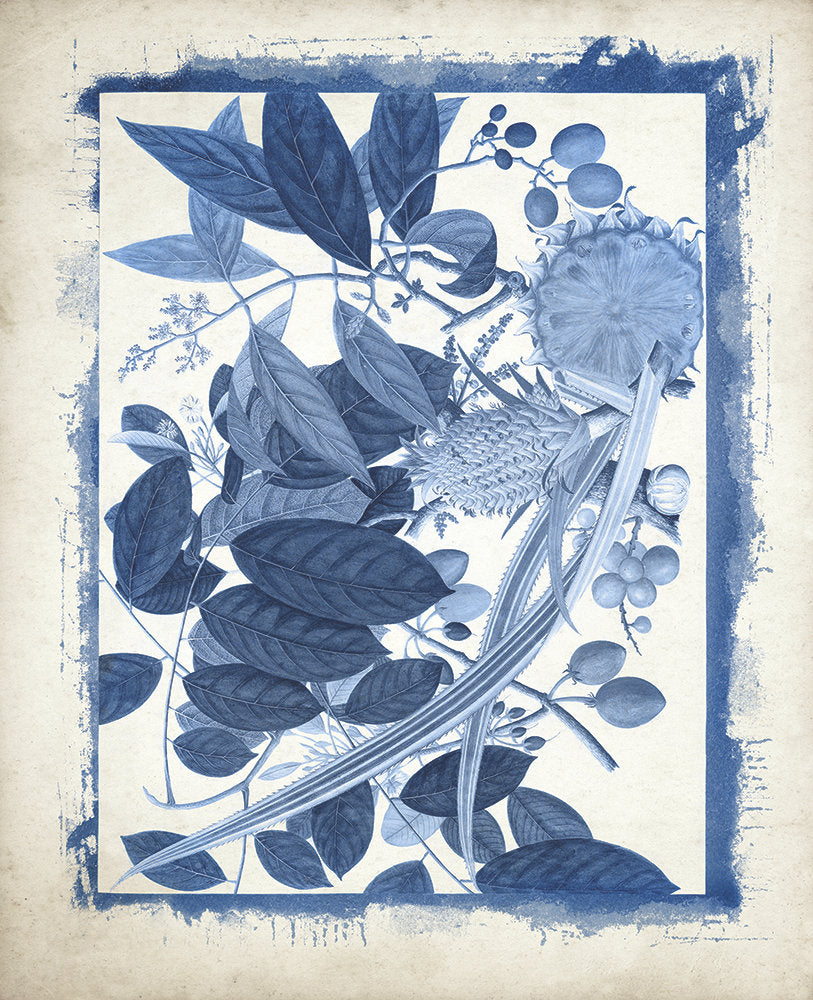 Botanicals Recast in Blue 1 artwork