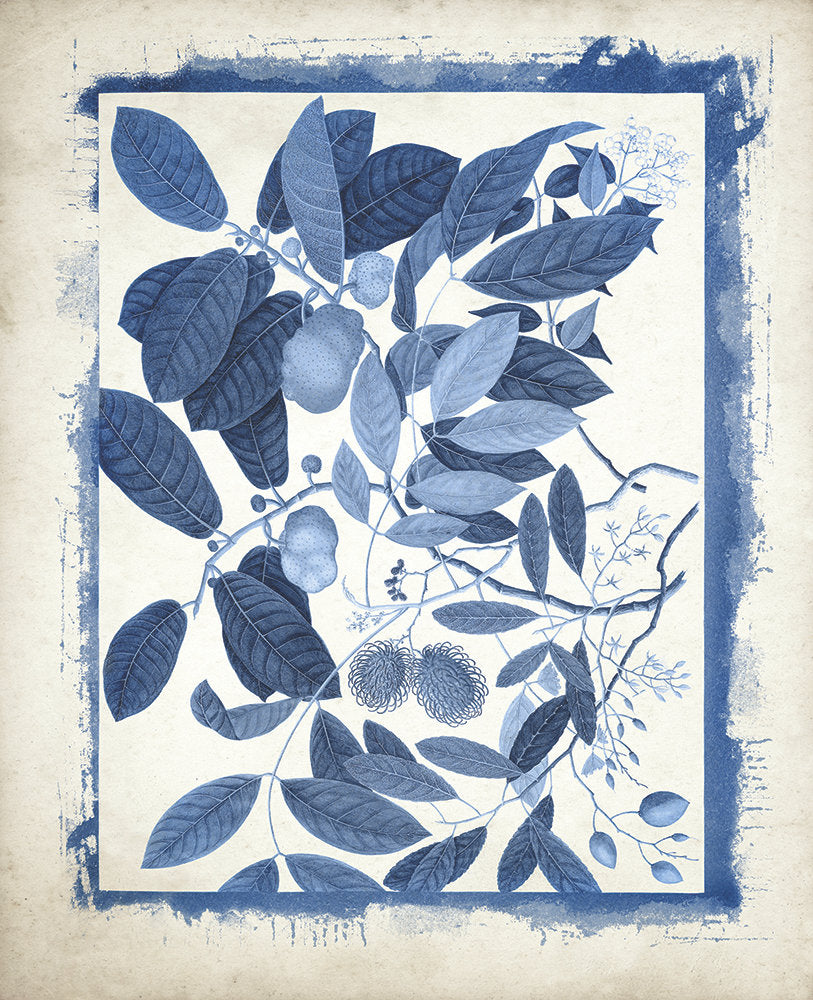 Botanicals Recast in Blue 3 artwork