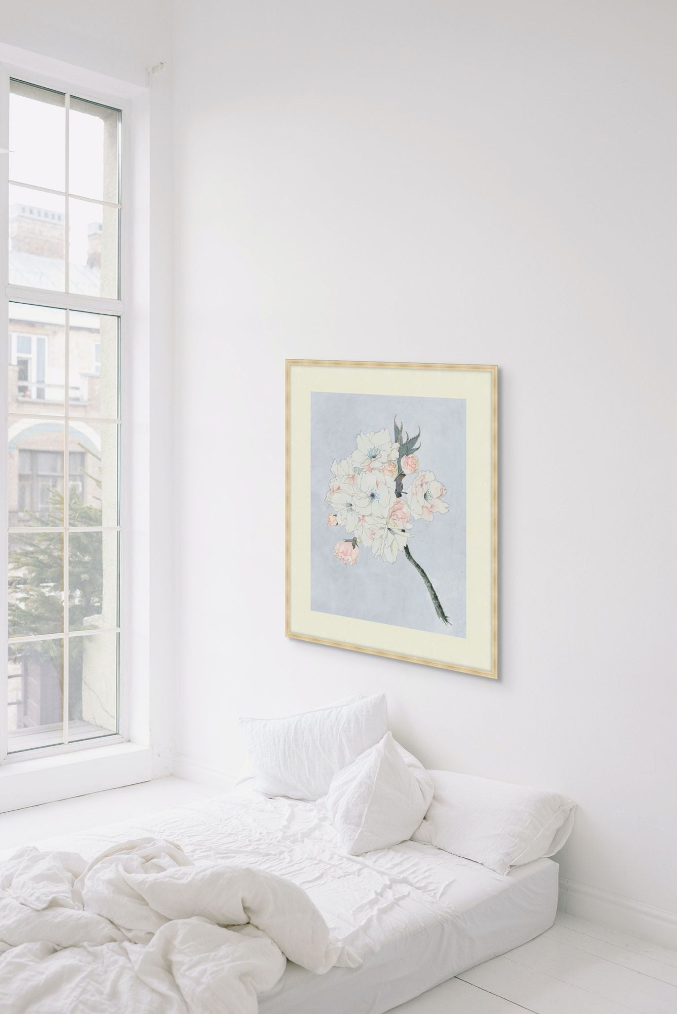 Delicate Flower Branch 2 in a room