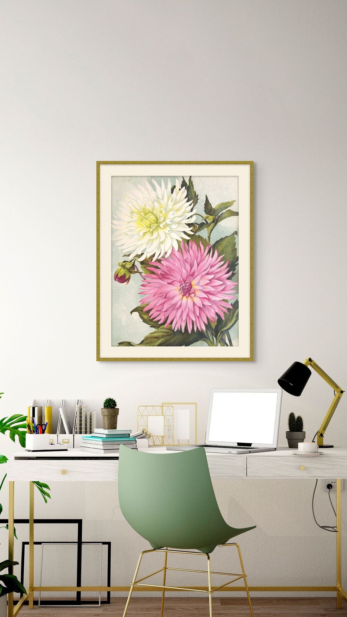 Jewel Blooms 1 in a room