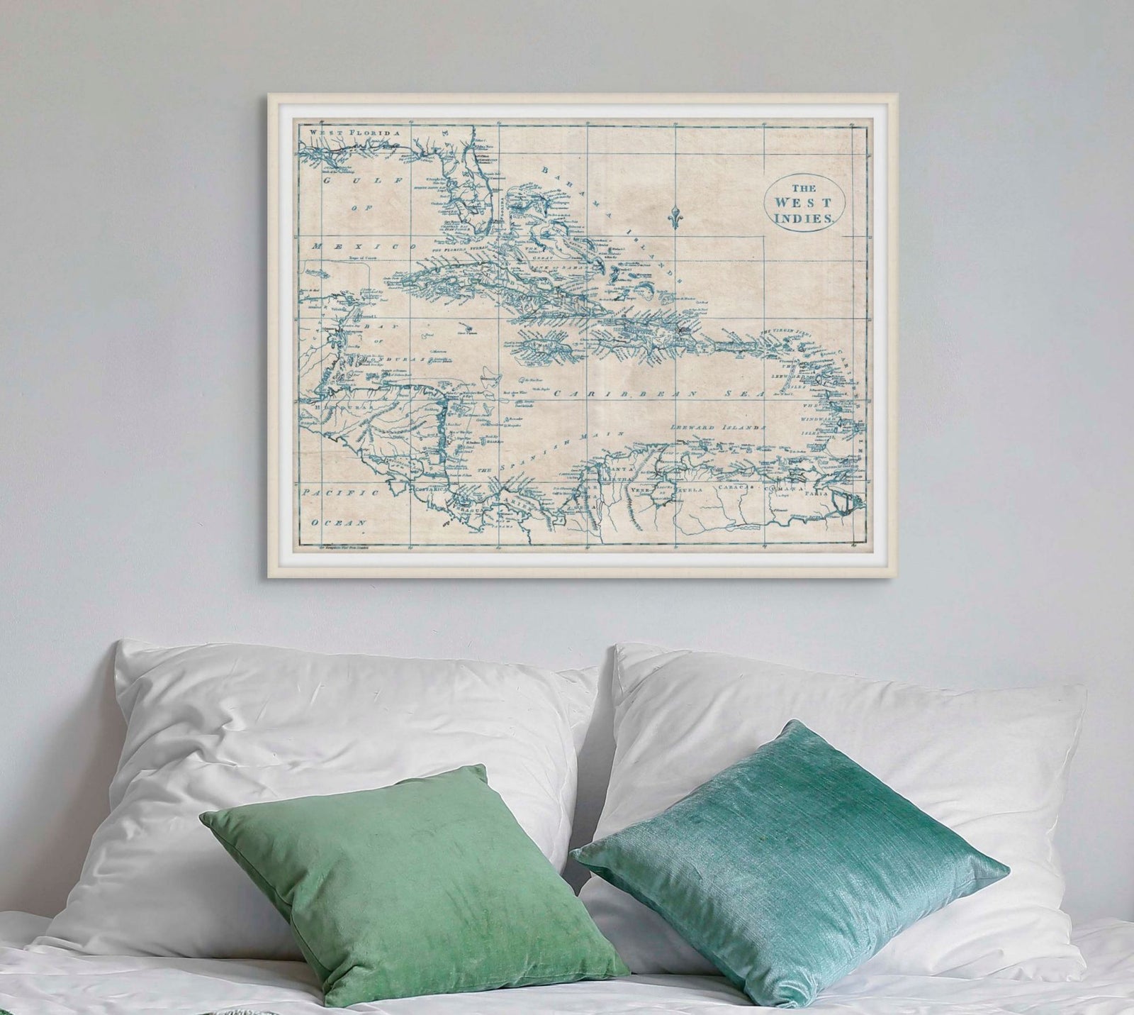 Map of West Indies 1 detail